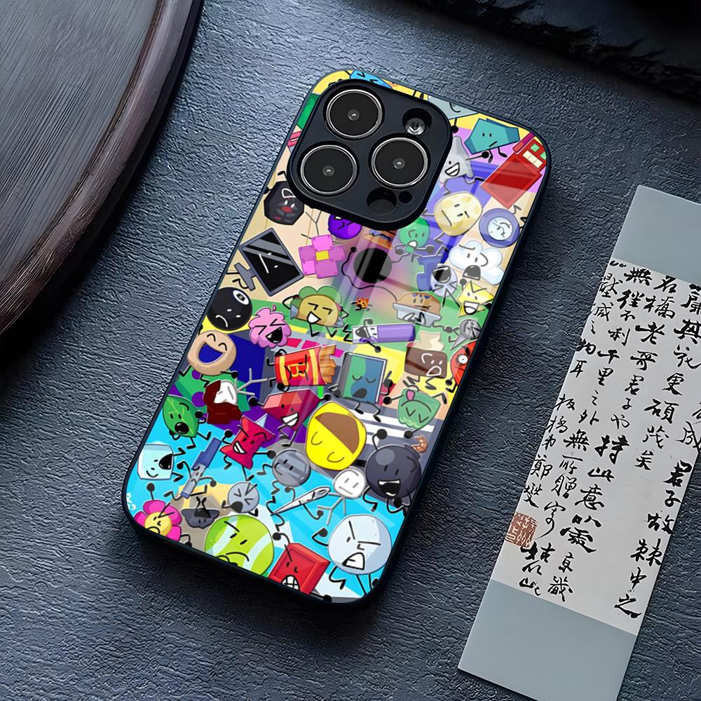 B-Battle For Dream Island Phone Case For IPhone 17 Pro Max 15 Pro 14 12 11 13 Mini X XR XS 16 Plus SE Glass Cover