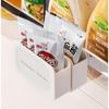 2pcs Easy Install Refrigerator Storage Box Hanging Organizing Box Refrigerator Side Door Storage Box Removable Space Saver