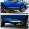 Side Door Body Molding Panel Strip Protection Decoration Cover Trim For Nissan Qashqai J12  - 2026 ABS Chrome Accessories