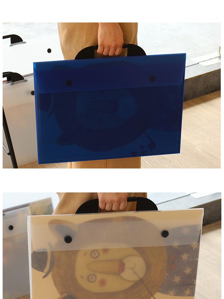 Portable A1-A3 File Organizer: Multi-Size Poster, Album, and Document Storage Bag