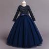 Princess Mesh Dress Girl Christmas Winter Party Clothing Kids Sequin Wedding Dresses Children Spring Autumn Prom Costume
