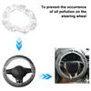 100pcs Disposable Steering Wheel Covers Waterproof & Anti-Slip Protectors for Car Truck, Mechanics, Valet & Fleet Hygiene