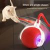 Bite-Resistant Automatic Cat Teasing Ball: Self-Entertainment Bouncing Toy with Rope for Cats