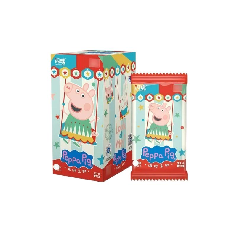 SHININGSOUL Peppa Pig Happy Time Collection Card Limited Gift Box Anime Character Merch Collection Toy Card Festival Gift