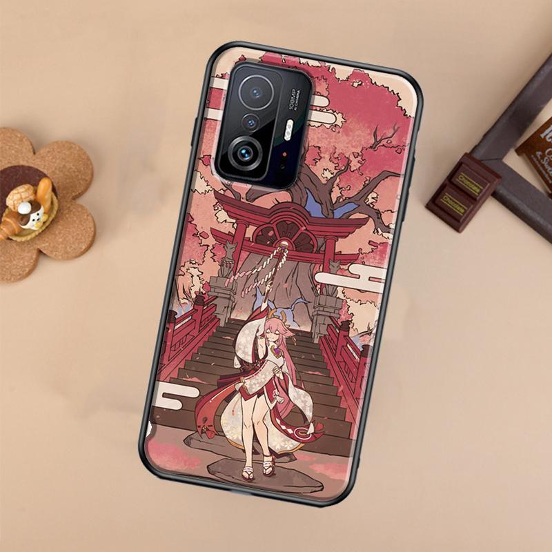 

Genshin Impact Yae Miko Case For Xiaomi 14T 11T 12T 13T Pro 13 14 Ultra POCO X7 Pro X3 X5 F3 F5 F6 M6 X6 Pro Cover POCO F3