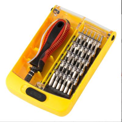 37 In 1 Precision Screwdriver Set Handle Bit Set Bits Portable Torx Slotted Bits for Electric Repair Tools Kit for Cell Phone