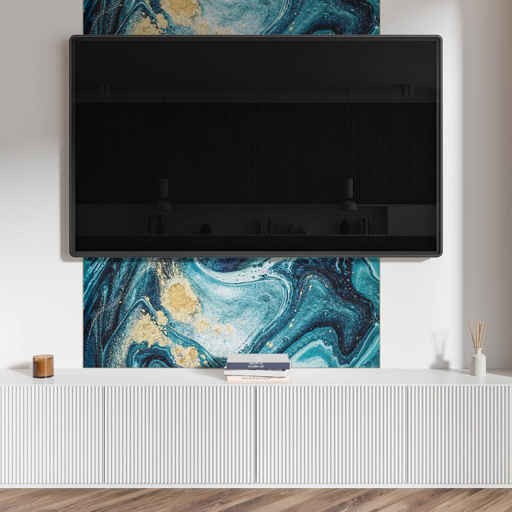 Okładzina Winylowa Samoprzylepna Z Nadrukiem 120X60 Cm Abstrakcyjny Wzór Żywicy