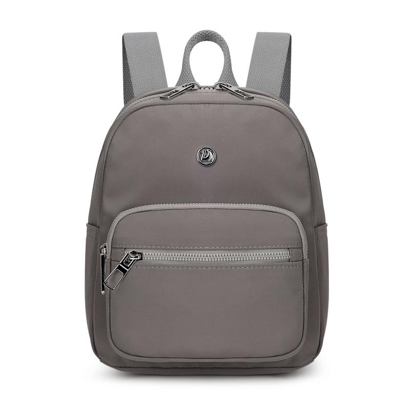 

Женский Оксфордский рюкзак для школьников, небольшой рюкзак для поездок на работу серый