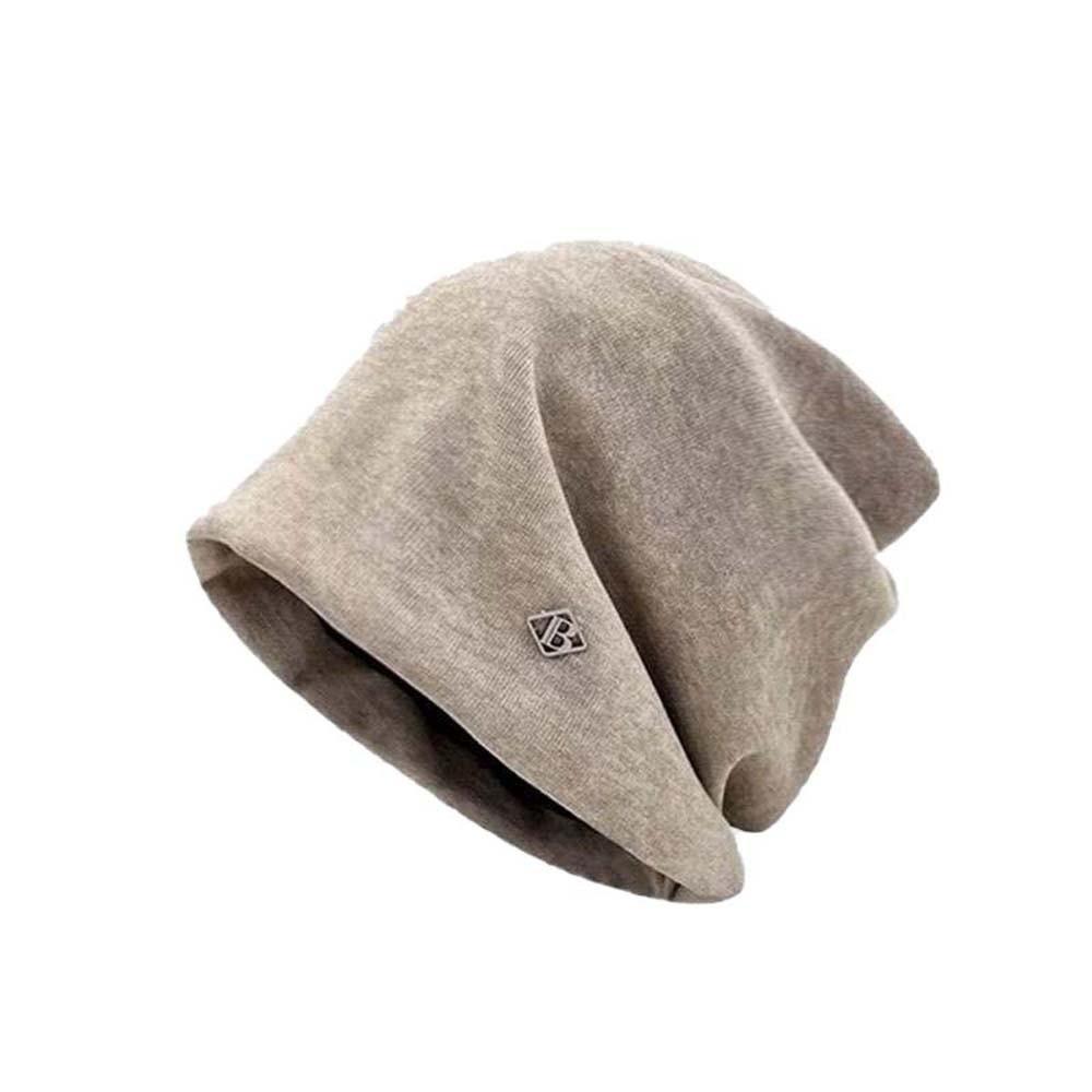 Thickened Slouchy Beanie Hat Breathable Warm Cold Headwear Korean Style Cap Travel