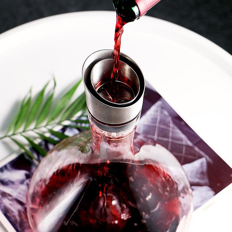 Glass Red Wine Quick Decanter Household Wine Dispenser Pot Iceberg Decanter