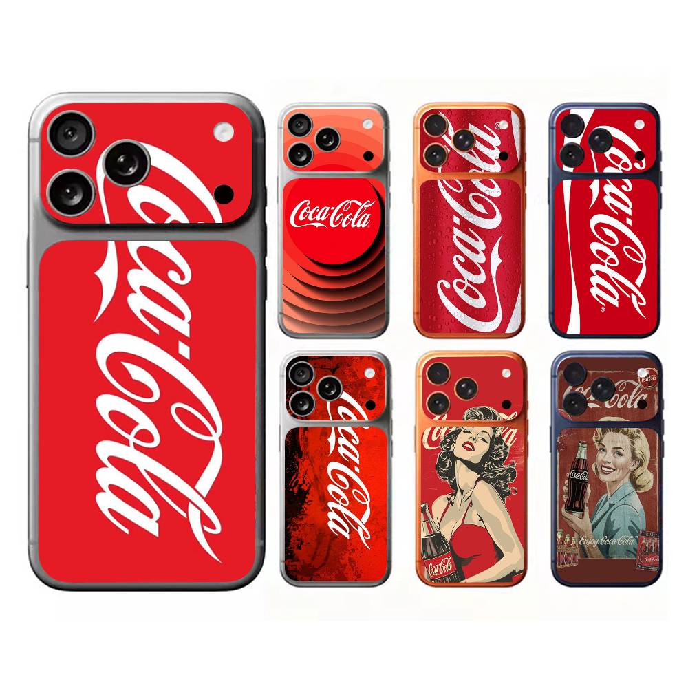 Logo C-Coca C-Cola Fashion Wrap Sticker For IPhone17 Pro/17pro Max Phone Decal Skin Rear Protector Case Film Full Cover
