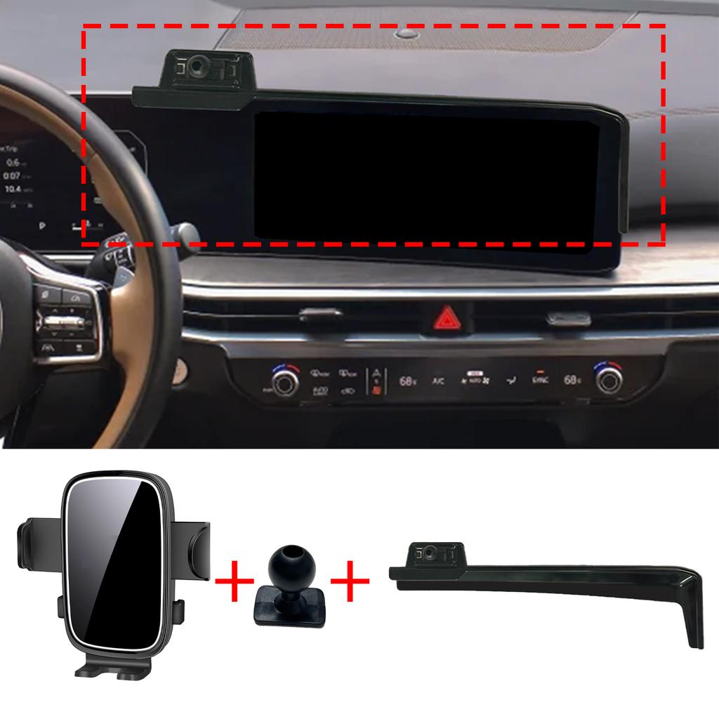 Fit for Kia Carnival KA4 2025 2026 2027 Phone Holder, Dashboard Screen Mount Bracket Easy Tallation Car Accessories