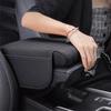 Car Armrest Pad for Lexus GX J150 J120 GX 460 400 GX OR Leather Armrest Box Mat Center Console Cushion Pad Universal Armrest Seat Box Cover