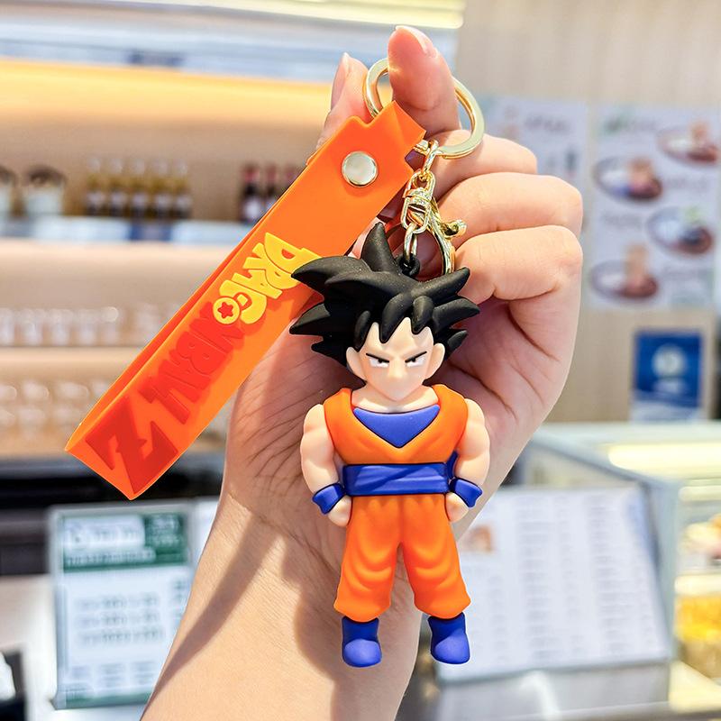 

Animation Dragon Sphere Key Ring Son Goku Vegeta Piccolo Action High Quality Premium Grade Figures Key Ring Pouch Pendant