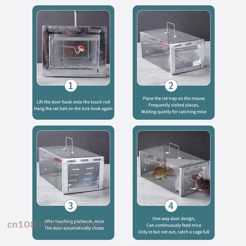 New Multifunctional Mouse Trap For Pest Control, High-quality Metal Trap For Mouse Traps