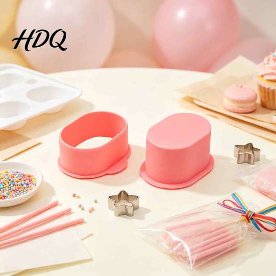 Cookie And Fudge Molds Cake Pop Mold Set DIY Oval Shape Baking Molds Durable Birthday Party Dessert Tools PLA for Parties Weddings Pastry Making Kit