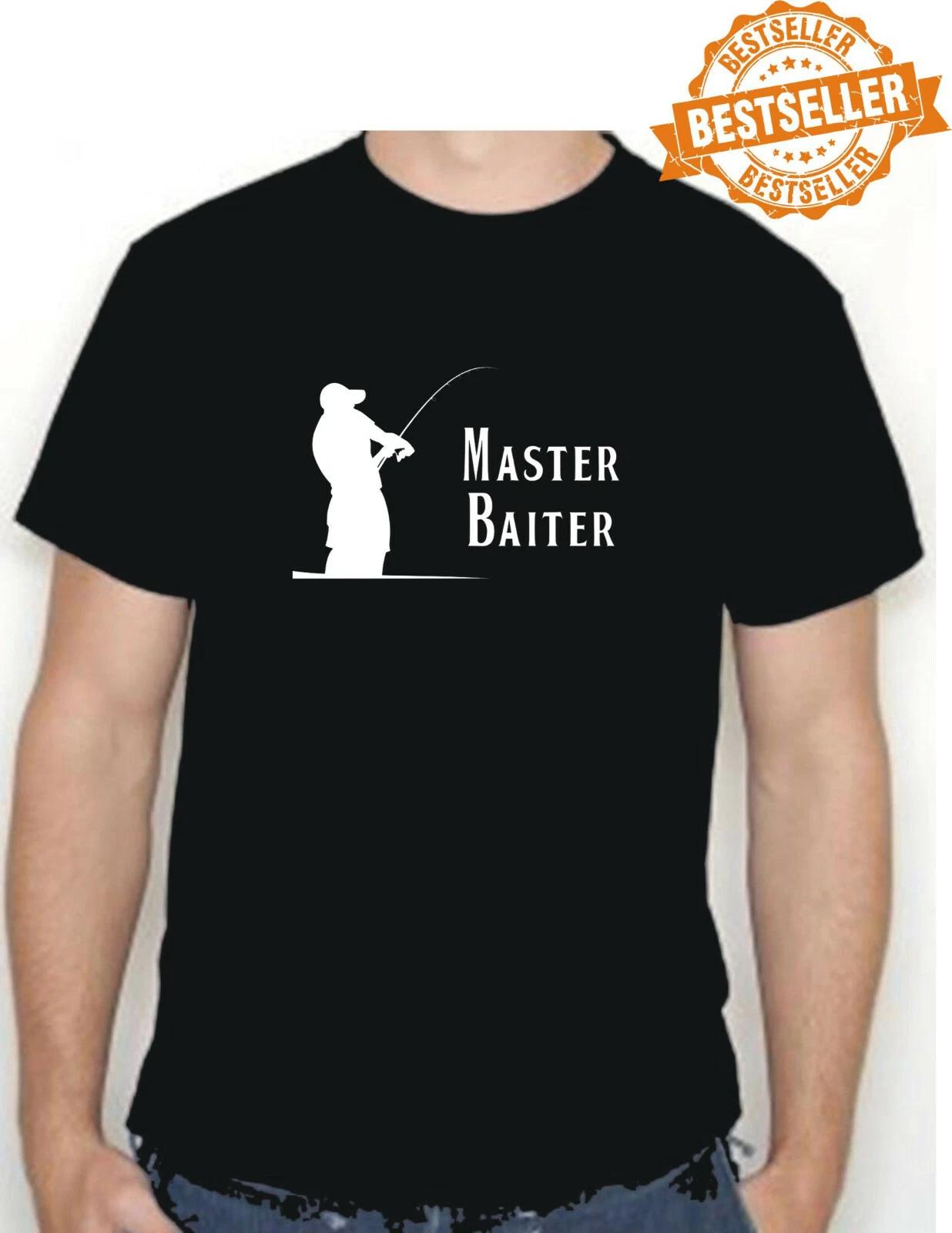 MASTER BAITER T-Shirt / Tee / Funny / FISHING / Rude / Xmas / Christmas / S-XXL L