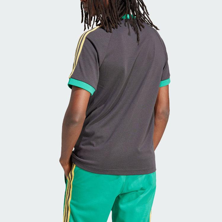 Adidas Originals Jamaica Adicolor 3-Stripes Tee Men Tops Black IT7807