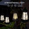 Retro Kerosinlampe Wasserdichte Solarkerzenlaterne LED Landschaft Hof Hängelichter Außen Garten Dekoration