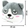Maskotka Piesek Husky Dwustronny Zmienia Minkę Pies Flipek Pluszak 2 W 1