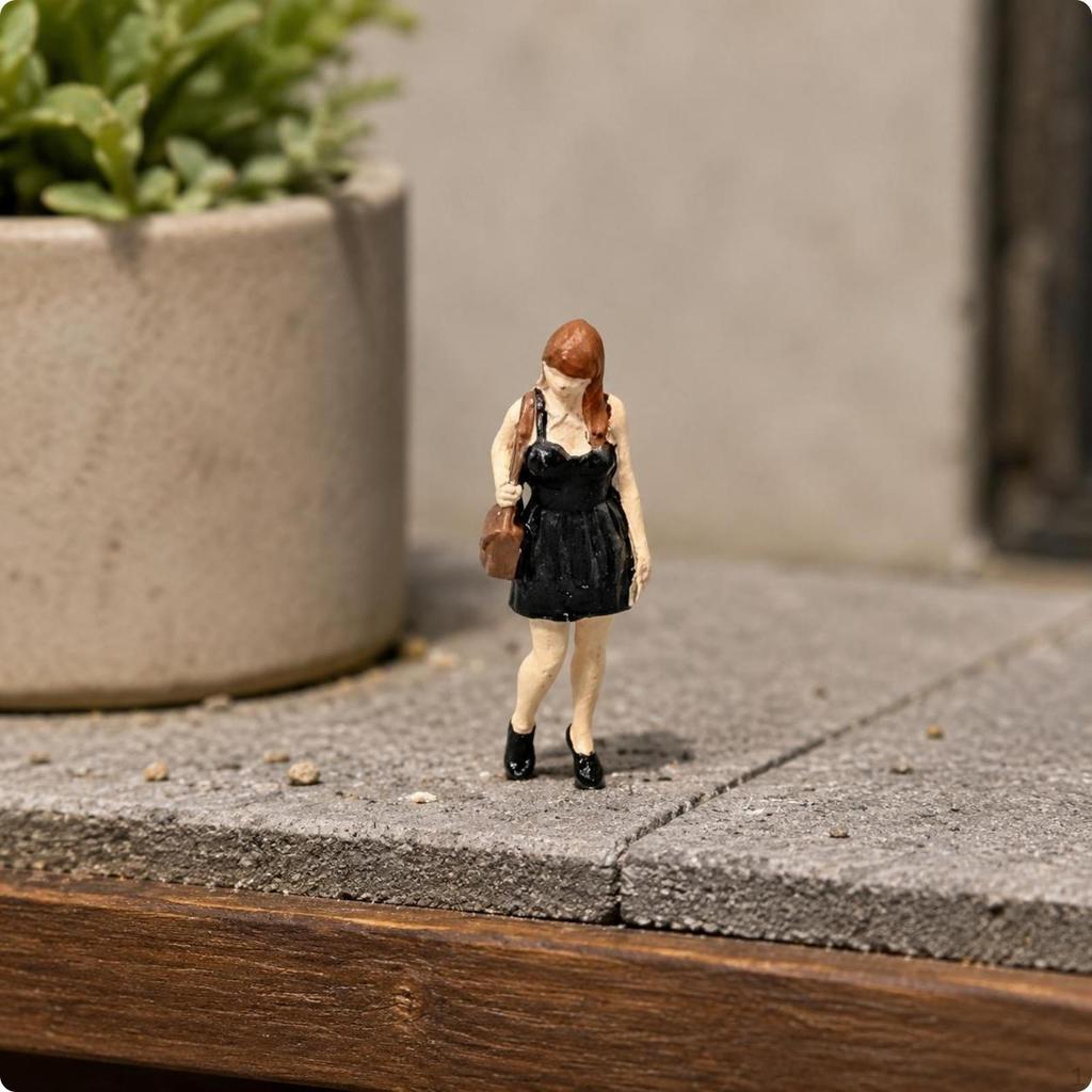 HandPainted Female Figure Figurine Realistic Resin Detailed Hand Painted Miniature
