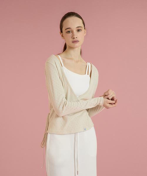 Reina Mora Ballet Eyelet Wrap Cover Old Lace 2