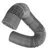 Verdickte Doppelschicht-Aluminiumfolie Flexible Lüftungskanal Abluftschlauch für Ventilator