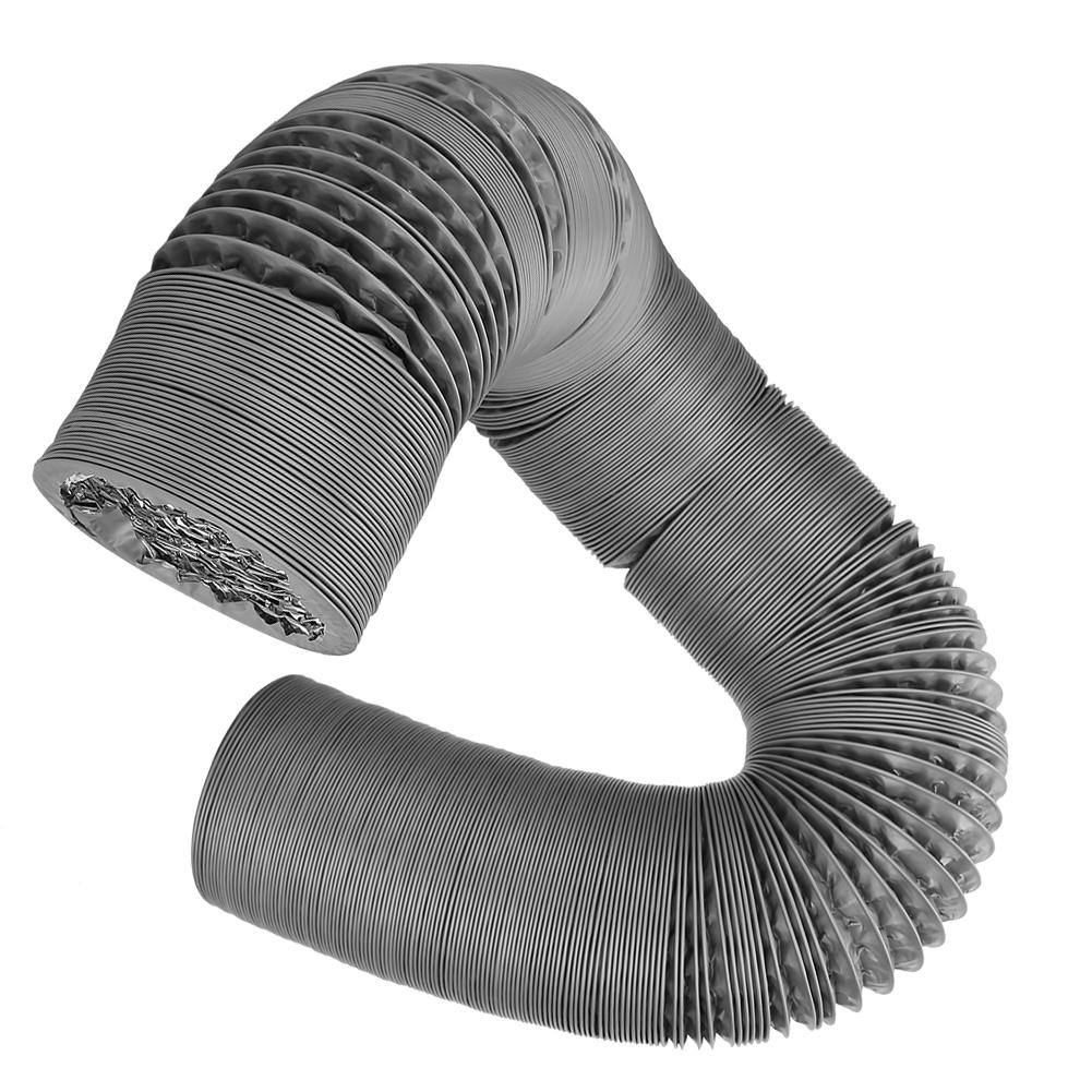 Verdickte Doppelschicht-Aluminiumfolie Flexible Lüftungskanal Abluftschlauch für Ventilator