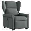 VidaXL Fauteuil inclinable électrique gris foncé tissu 3303395