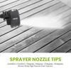 Cordless Adjustable Hose Nozzle 6 in 1 Cleaner Nozzle Washer Nozzle Car Washer Nozzle Spray Nozzle