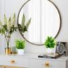 Artificial Plants Set of 4 Small Lavender Decor for Indoor and Outdoor Use