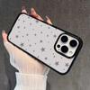 Silver Star Candy Color Silicone Case For Iphone 11 13 12 15 17 Plus 14 16 Pro Max Bright Soft Touch Back Cover