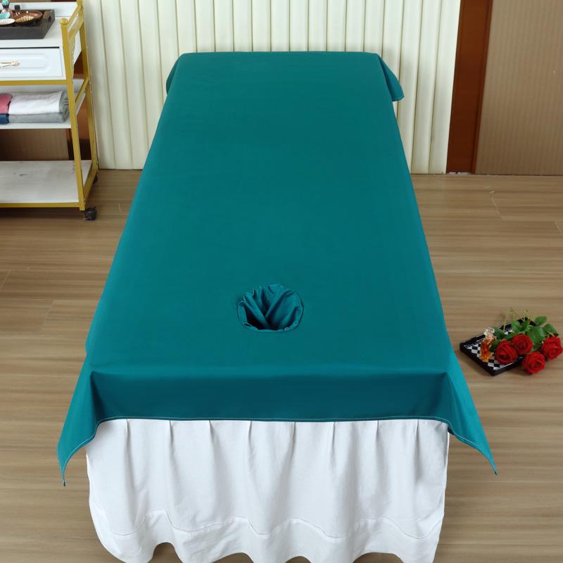 Waterproof & Oil-Proof Massage Bed Sheet with Face Hole - Anti-dirty, Large Size for Beauty Salon Therapy, Tuina, and Foot Treatments.