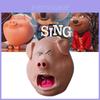 Sing2 Rossi Pig Mask | Adult Latex Headgear | Angry Expression Cosplay