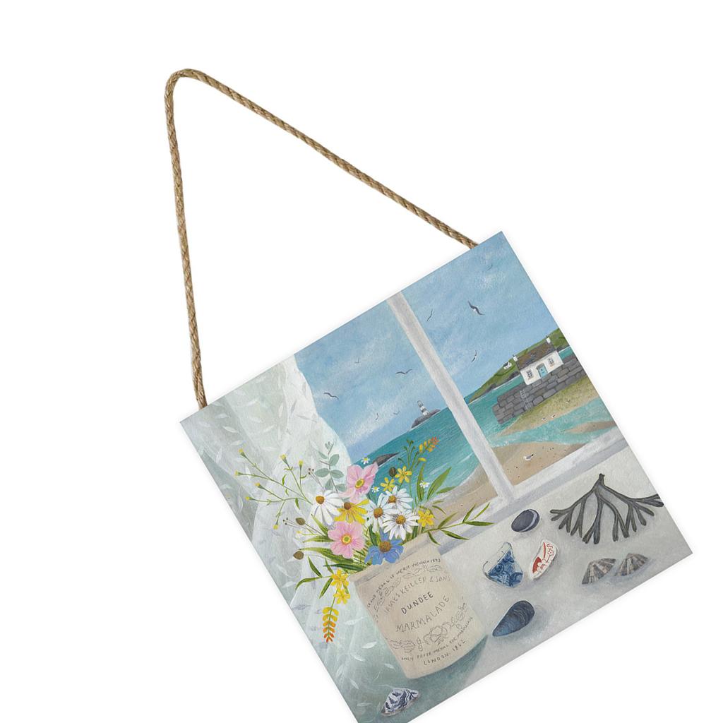 Julia Crossland Beach Treasures Wooden Block