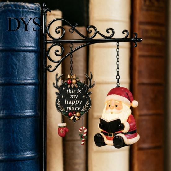 Miniature Lamp for Bookshelves Christmas Library Lantern, Mini Decorative Bookshelf Reading Lamp, Vintage Metal LED Gothic Home Accessories