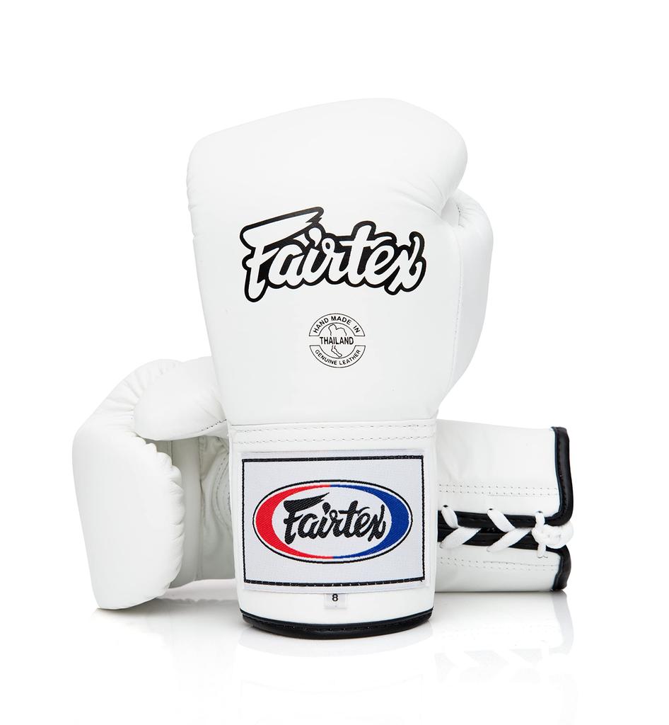 Rukavice Fairtex Pro Confederation (Typ krajky) (Bílá, 355 ml)