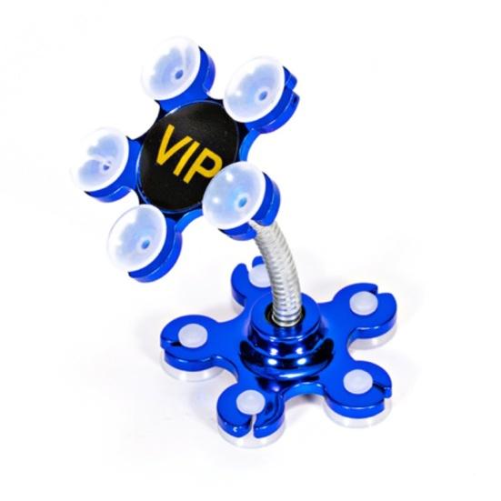 

360 Degree Rotary Cup Mount Mobile Desktop Suction Phone Holder Stand Cradle синій