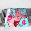 Alien Stage Anime Blanket Flannel Portable Soft Throw Blankets for Sofa Outdoor Rug Piece