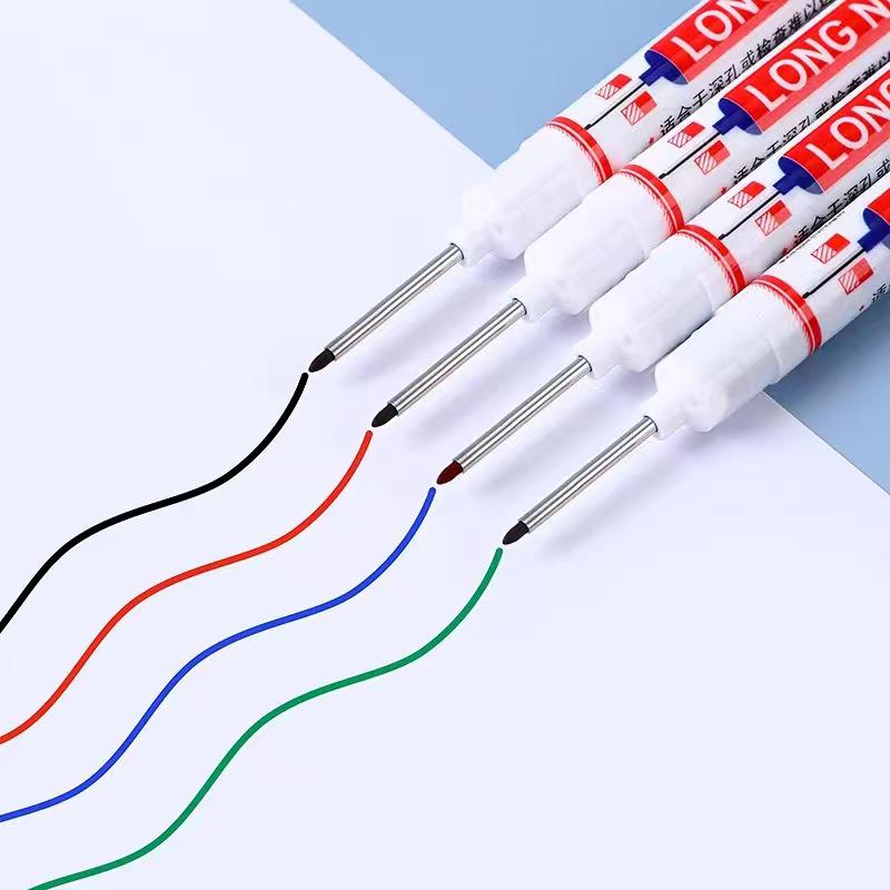 Waterproof Long Tip Marker Pen for Woodworking and Tile Marking