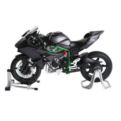 Spray 1/9 Kawasaki H2R H2 Ninja Legierung Metall Druckguss Motorradmodell Weihnachtsgeschenk Sammlerstücke für Hobby-Liebhaber Schreibtisch