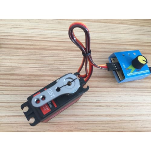 RCmall 4-Piece Set DS3218 Waterproof 20KG Digital Servo, Full Metal Digital Steering Servo with 25T Servo Arm for RC (270)