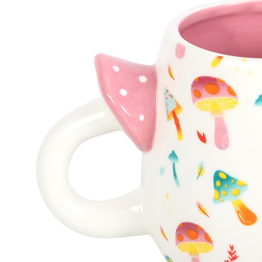 Something Different Funky Fungi Mushroom Handle Mug