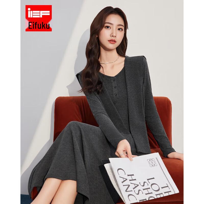 

IEF Aiyifu Autumn Korean Style Casual Long Dress M