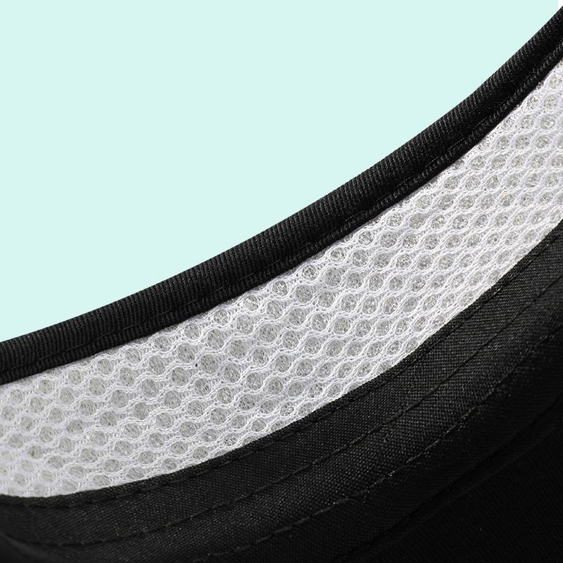 Customized Logo Fashion Sport Golf Visor Outdoor Sunshade Hollow Top Sun Hat