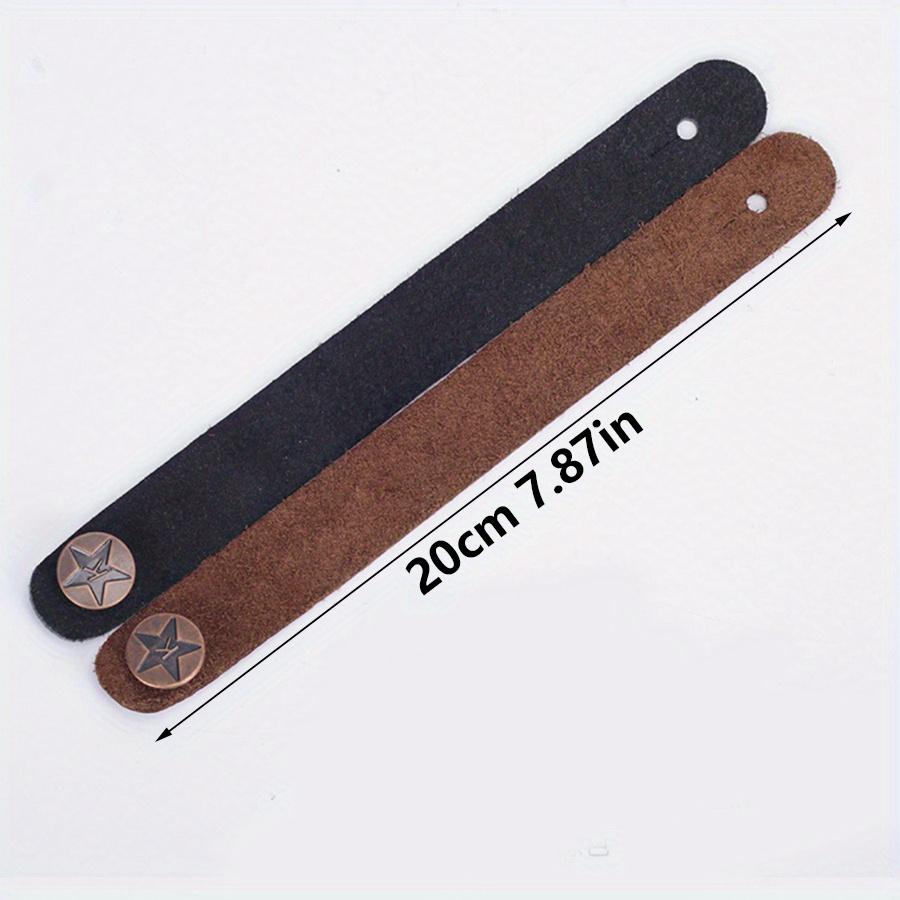 8inch Black/Brown Guitar Strap - Neck Strap Headstock Strap for Guitar & Ukulele Guitar Enthusiast Beginner Supplies JXB
