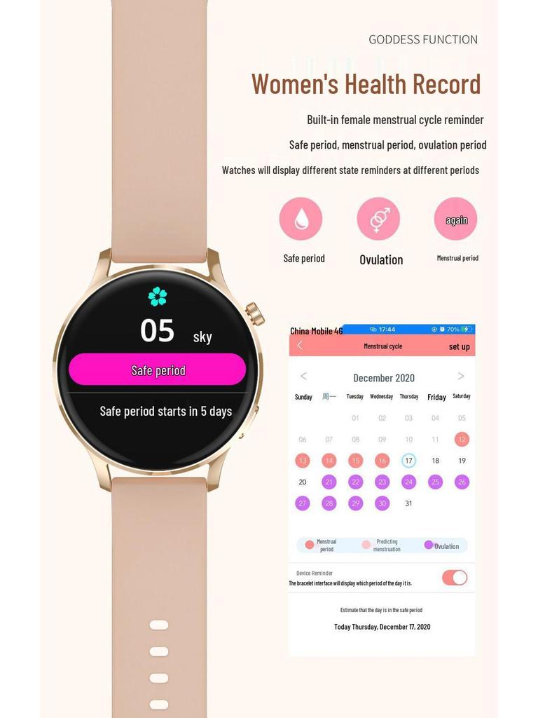 DaiTong Smart-Armband: Herzfrequenz-, Blutdruck-, Blutsauerstoff- und Schlafmonitor.