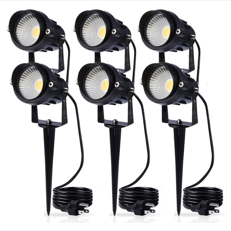 US Standard Stecker RGBW Strahler, Hochspannung, 7W/10W, IP65 Landschafts-Bodenleuchte