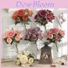Vintage Silk Rose Bouquet With Autumn Colors For Home Decor And Photography