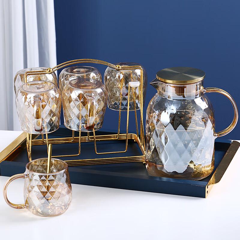 High-End Glass Cold Water Pitcher Set